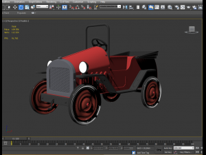 toy retro car 3D-Modell