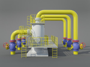industrial dust collector Modello 3D