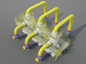 industrial dust collector Modello 3D