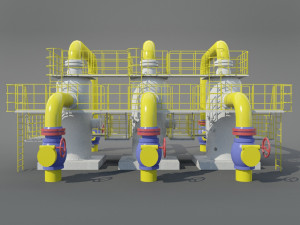 industrial dust collector Modello 3D
