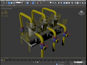 industrial dust collector Modello 3D