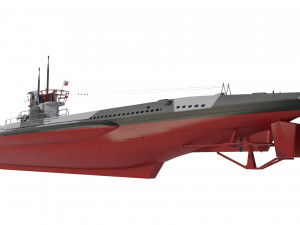 u boat type vii b 3D 모델