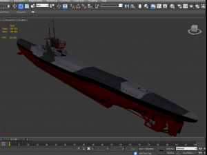 u boat type vii b 3D 모델