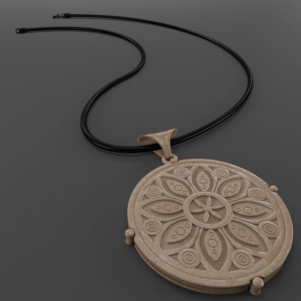 beauty pendant 3D Model .c4d .max .obj .3ds .fbx .stl .blend 