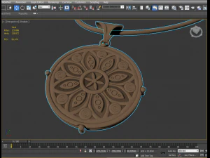 beauty pendant 3D Model