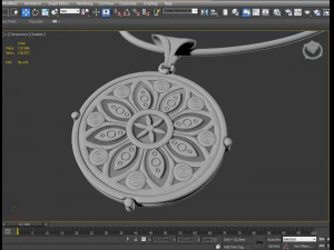 beauty pendant 3D Model