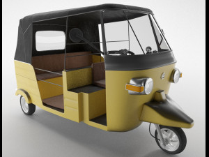 auto rickshaw 3D Модель
