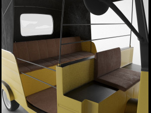 auto rickshaw 3D Модель