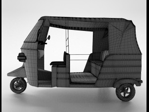 auto rickshaw 3D Модель