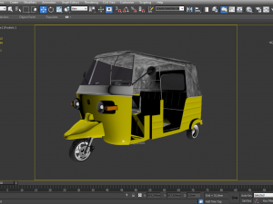 auto rickshaw 3D Модель