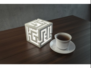 3d printed cube lamp 3D-Modell