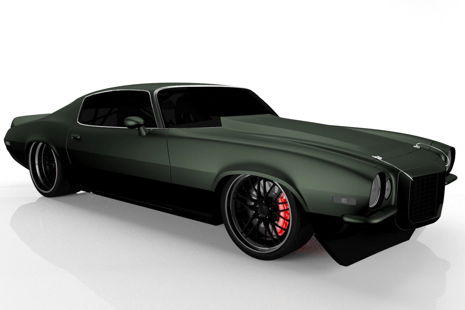 chevrolet camaro 1970 3D Model .c4d .max .obj .3ds .fbx .stl .blend 