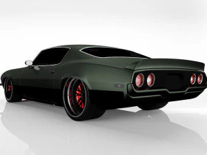 chevrolet camaro 1970 3D Model