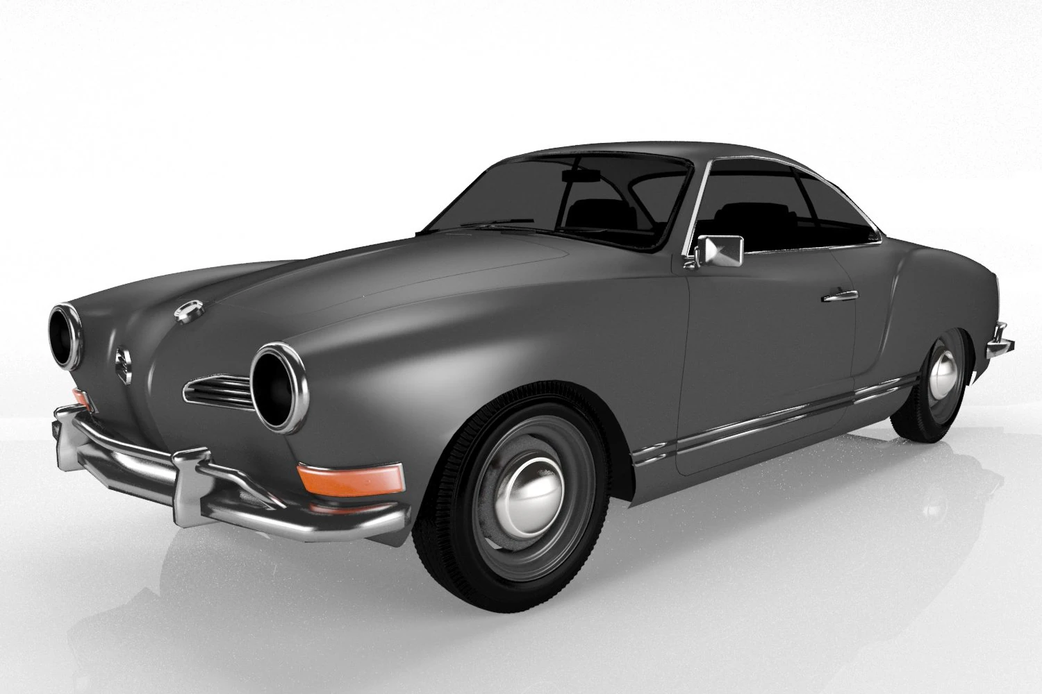 volkswagen karmann ghia 1970 3D Model .c4d .max .obj .3ds .fbx .stl .blend