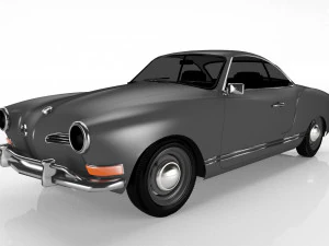 volkswagen karmann ghia 1970r Model 3D
