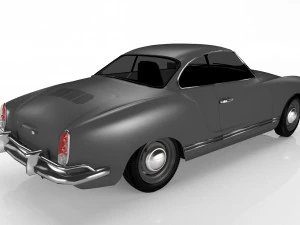 volkswagen karmann ghia 1970 3D Model