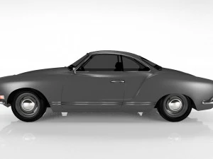 volkswagen karmann ghia 1970 3D Model