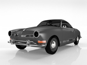 volkswagen karmann ghia 1970 3D Модель