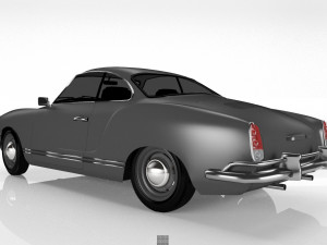 volkswagen karmann ghia 1970 3D Модель