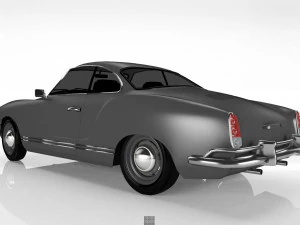 volkswagen karmann ghia 1970 3D Model