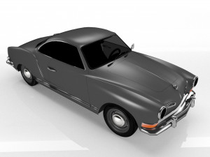 volkswagen karmann ghia 1970 3D Модель