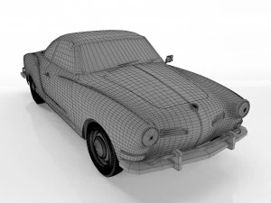 volkswagen karmann ghia 1970 3D Model