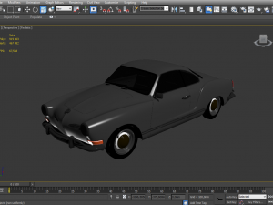 volkswagen karmann ghia 1970 3D Модель