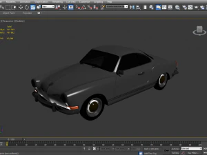 volkswagen karmann ghia 1970 3D Model