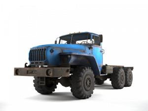ural-4320 truck 3D Model