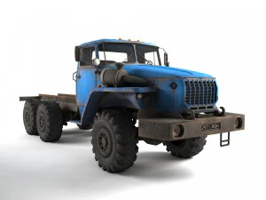 ural-4320 truck 3D Model