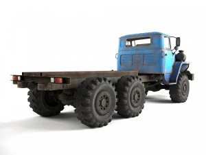 ural-4320 truck 3D Model