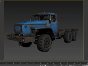 ural-4320 truck 3D Model