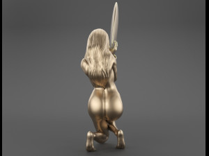 girl with a big heart 3D Модель