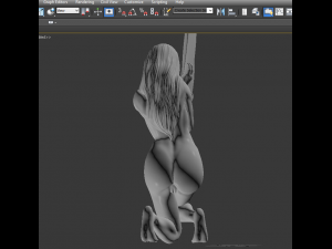 girl with a big heart 3D Модель