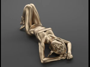 waking up girl 3D Model