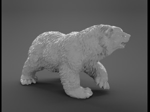 bear sculpture Modello 3D