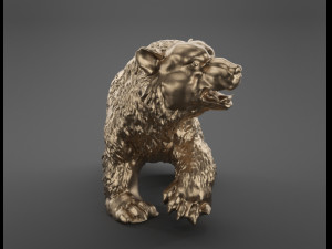 bear sculpture Modello 3D