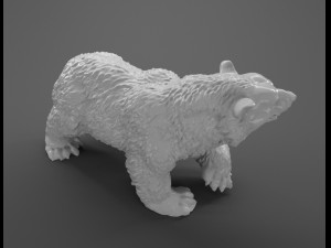 bear sculpture Modello 3D
