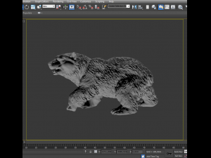 bear sculpture Modello 3D