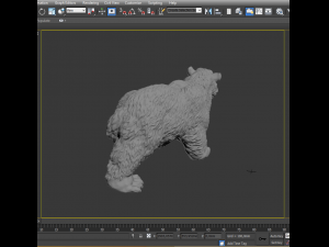 bear sculpture Modello 3D