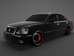 toyota crown 3D 모델