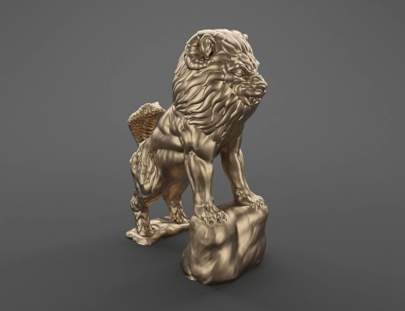 chimera 3D Model .c4d .max .obj .3ds .fbx .stl .blend 