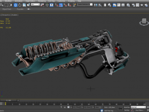 sci fi fantasy rifle 3D Model