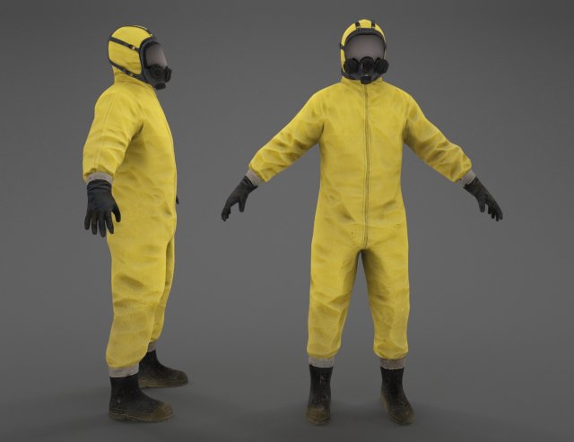 bio suit low-poly 3D 模型 .c4d .max .obj .3ds .fbx .stl .blend 