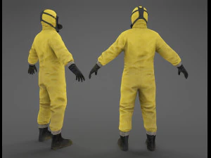 bio suit low-poly 3D Model
