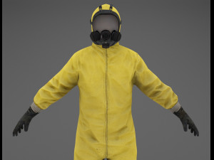 bio suit low-poly 3D 模型