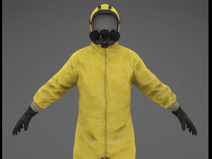 bio suit low-poly 3D Model