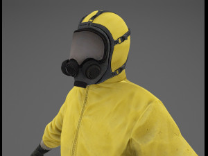 bio suit low-poly 3D 模型