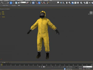 bio suit low-poly 3D Model