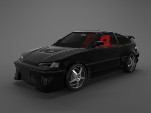 honda crx 1988-1991 3D Model